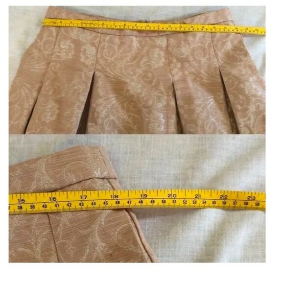 Eva Mendes Floral Brocade Embroidery Skirt Womens Sz 16 - Picture 7 of 10